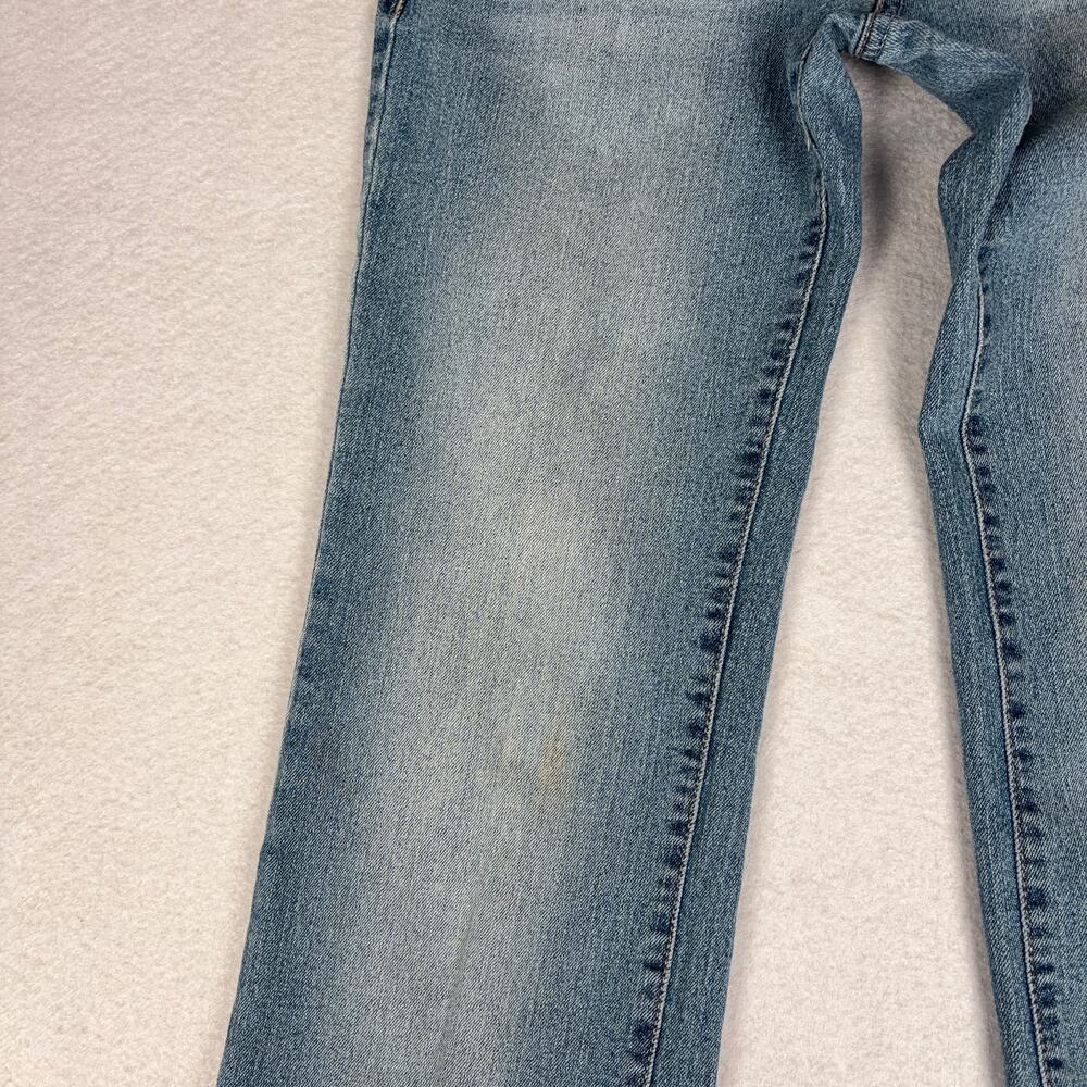 Wallflower Flirty Curvy Bootcut Jeans Juniors 1 Light Wash Casual Western Y2K - Picture 9 of 12